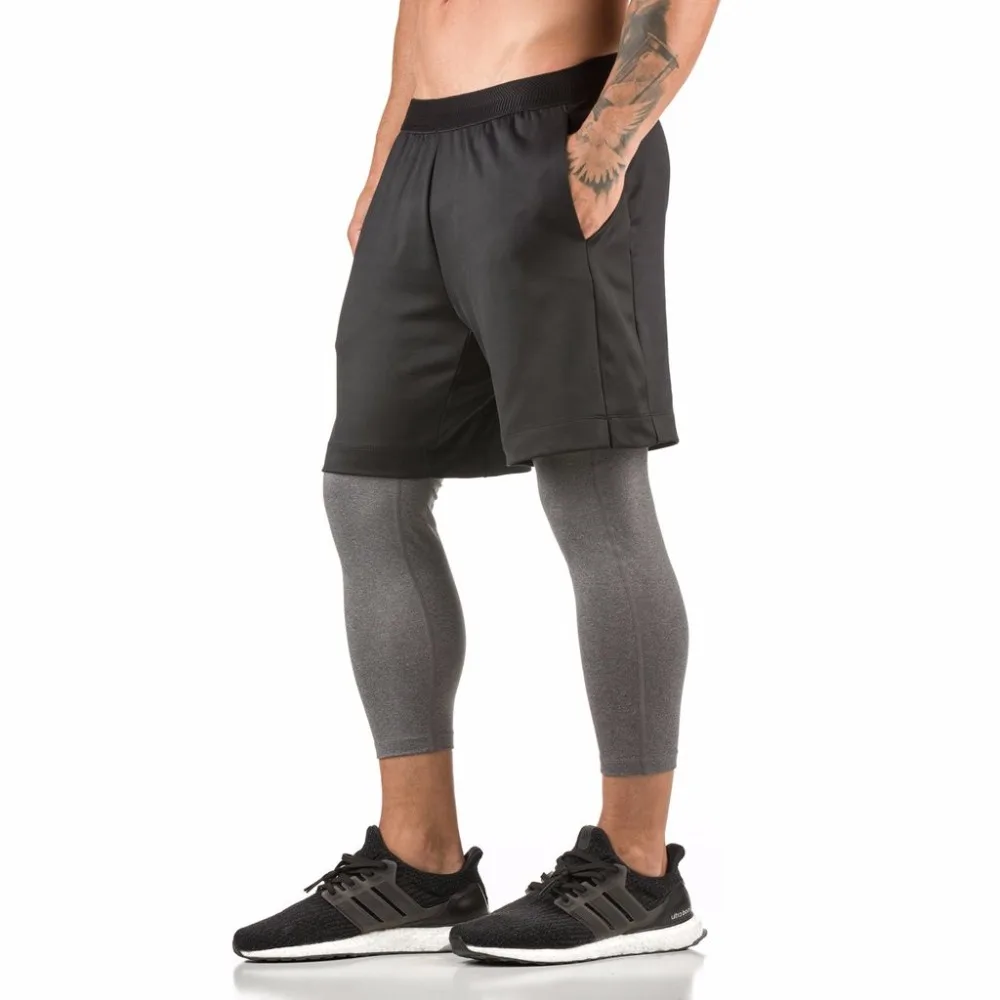 men's workout tights shorts