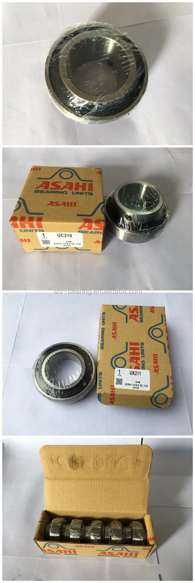 ASAHI  KH206 Bearing 30x62x36mm Spherical outer JAPAN Eccentric Collar Locking