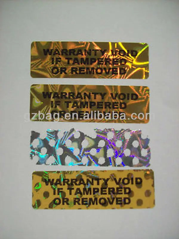 Pull Tabs and Break Open Lottery Tickets with hologram sticker/hologram hot stamping foil
