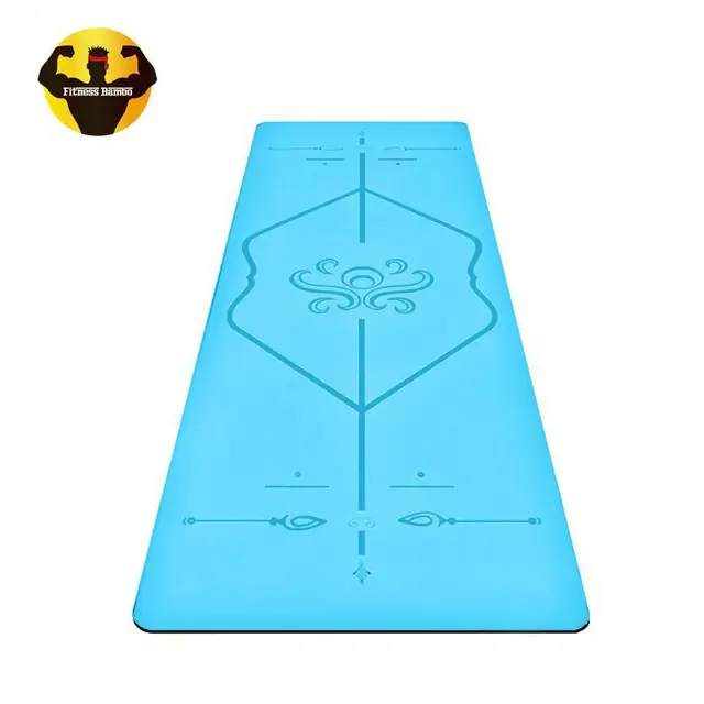 rambo exercise most popular embossed yoga mat oversized