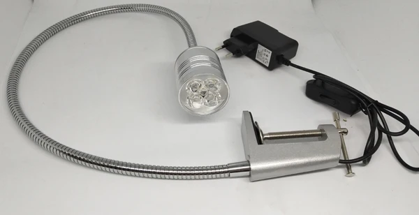 Luminária led flexível brilhante de 5w, tubo