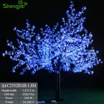 Top Quality Outdoor Decorative Maple Leaf Tree With Led Lights