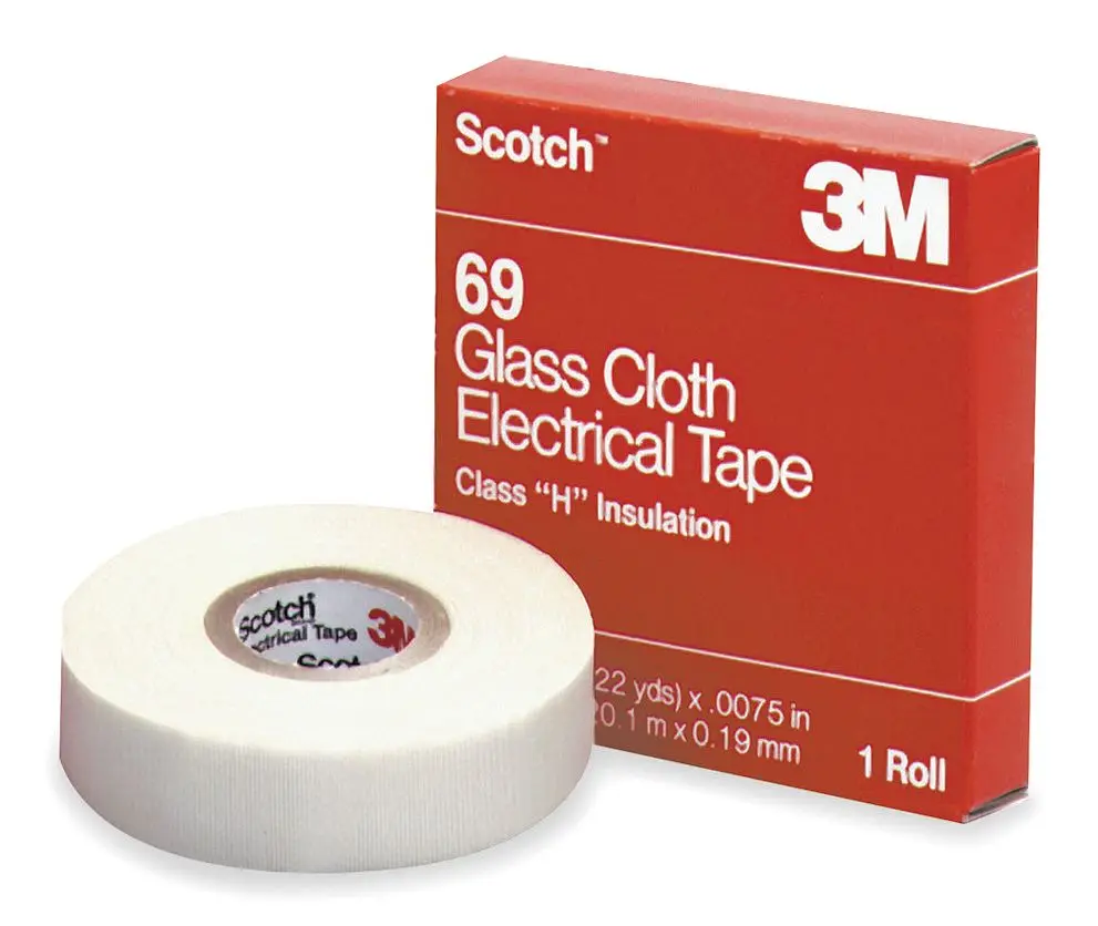 3m Scoth 69 Glass Cloth Electric Tape Insulation H With Rohs /eu For