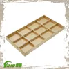 Multifunctional Rectangular Wooden Jewelry Tray with Compartments , jewelry organizer trays , jewelry trays