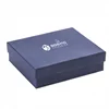 custom luxury rigid cardboard paper 2 piece packaging lid off and bottom wallet gift box