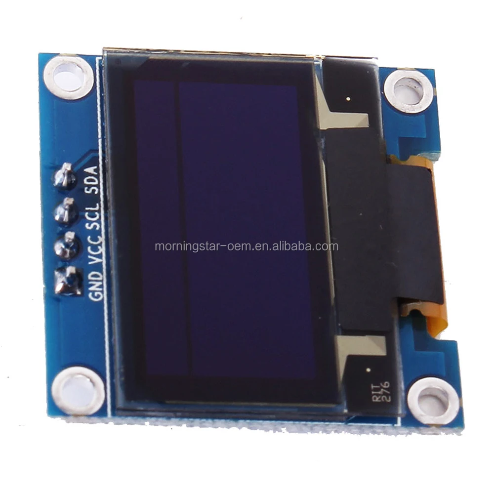 0.96 Inch Iic Serial Yellow Blue Oled Display Module 128x64 I2c Ssd1306 ...