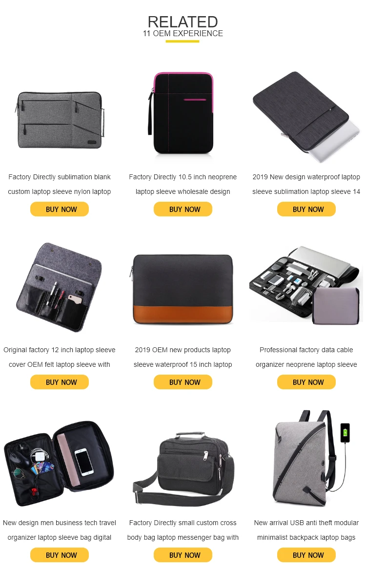 Customizable 2023 New Design Waterproof Laptop Sleeve Sublimation