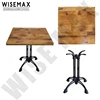 Restaurant dining table furniture Antique style solid oak wood 40mm thickness dining table top for restaurant