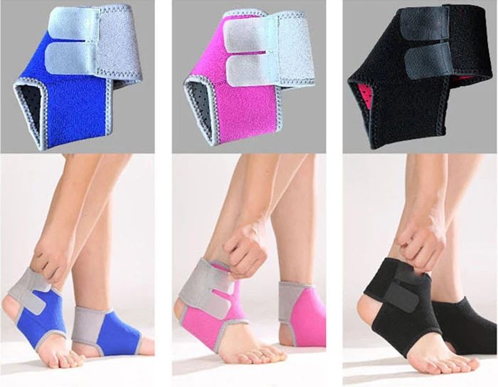 Breathable Adjustable Compression Ankle Foot Support Injury Protection Child Ankle Braces for Kids.jpg