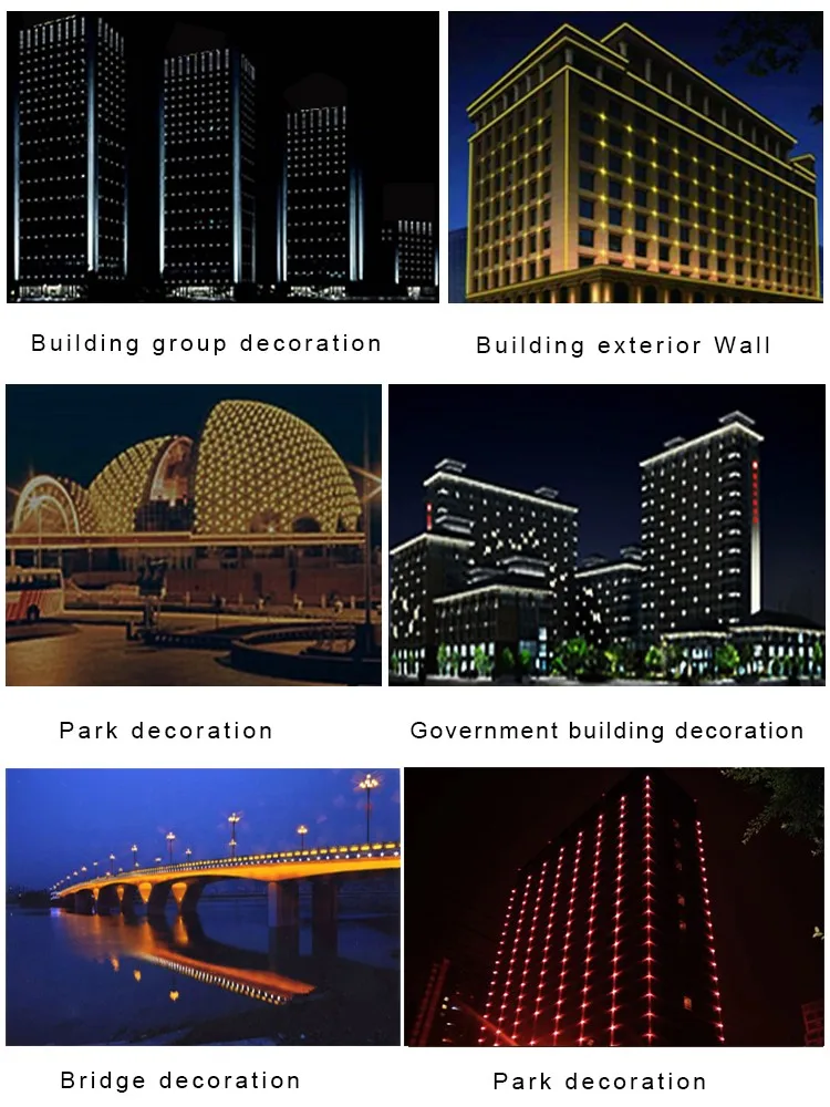 2018 Newest Rgb Dmx Media Facade Led Dot Pixel Light For Building