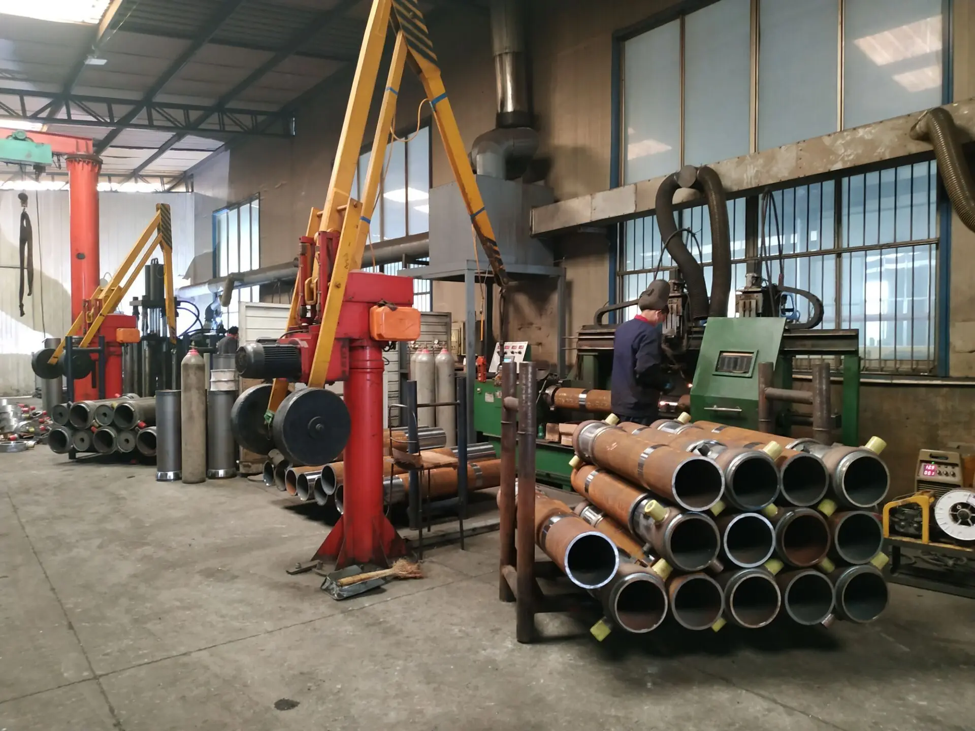 single acting under body hydraulic cylinder /ram for trailer