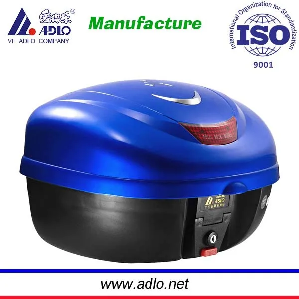 Adlo 8028 Black Blue White Motorcycle Trunk Box,Motorcycle Tail Boxes