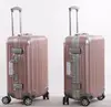 Aluminum Frame Spinner Luggage with Fashion Design and High Quality