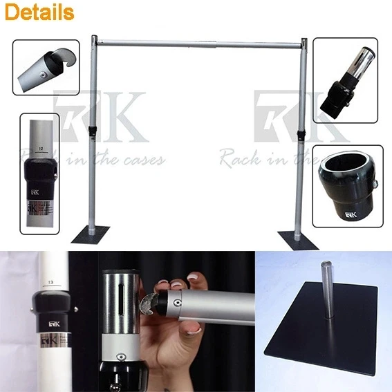 Ballroom Support Frame Pipe And Drape Curved Canopy Pipe And Drape For