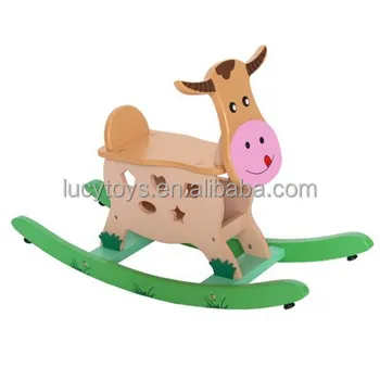 wooden rocking animals