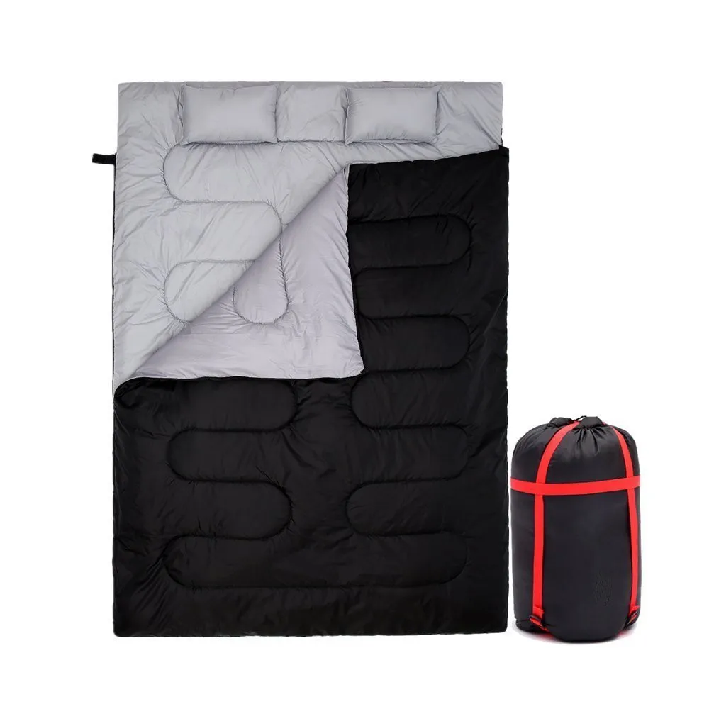 Double Sleeping Bag For Backpacking,Camping,Or Hiking. Queen Size Xl