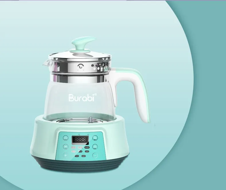 Burabi Thermostat Industrial Electric Kettle With Warmer For Baby
