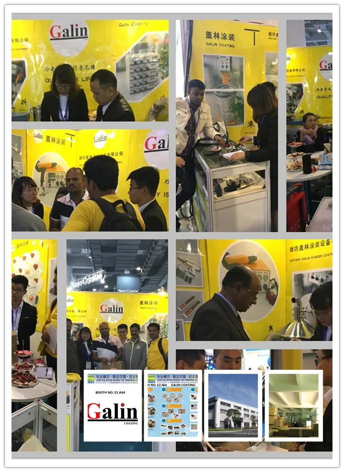 Electrostatic Powder coating machine manual spray gun with cascade and PCB