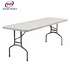 Outstanding manufacturer plastic hdpe raw material 6ft plastic table chair