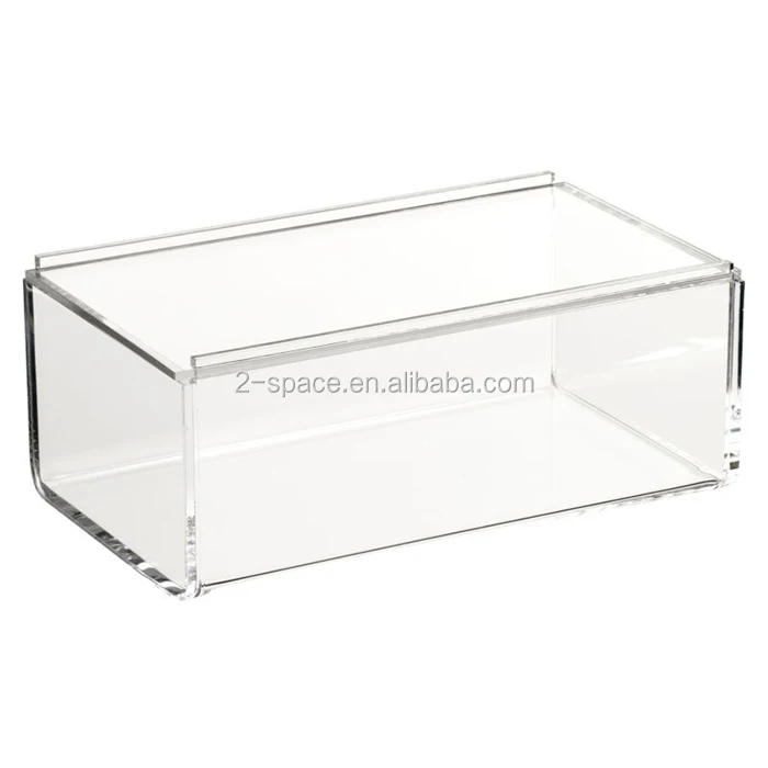 Acrylic Gem Box Small Plastic Display Case Box Jewelry Packaging Box