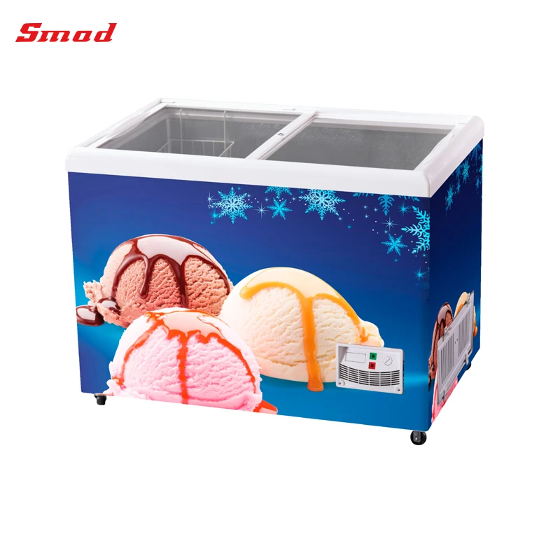 flat top ice cream freezer