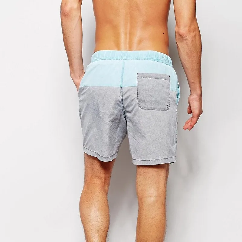 Ecoach Design Your Own Board Shorts High Quality Summer Acid Wash Grey