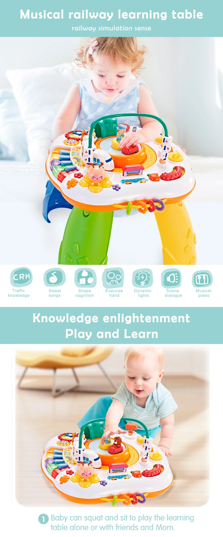 play and learn activity table