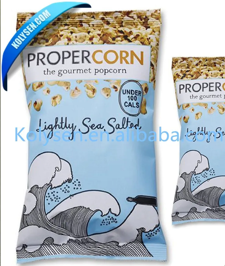 Food grade paper bags for popcorn packaging
