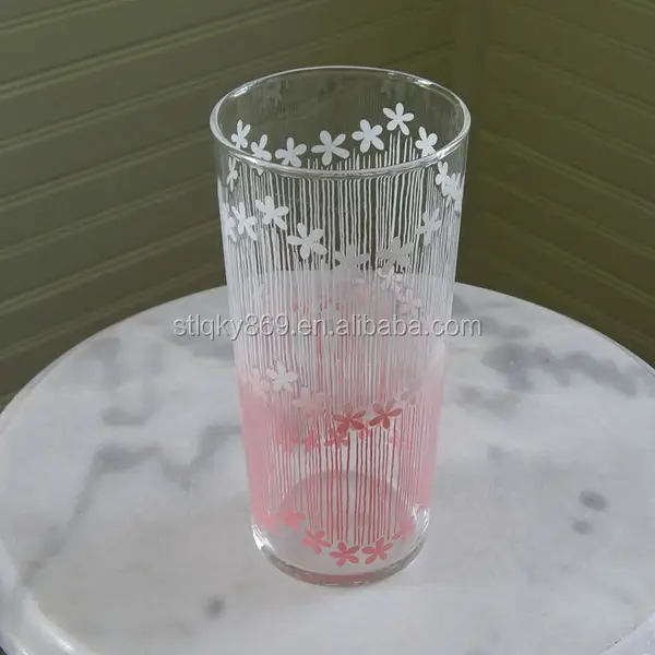 pretty drinking glasses