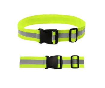 High Visibility Reflective Waistbelt Fluorescent Elastic Polyester ...