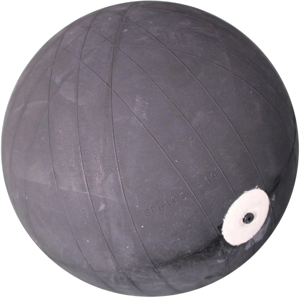 The bladder of a promotional basketball ready to receive the carcasses