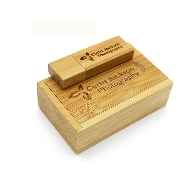 Vintage bamboo pendrive 16gb flash drive wood usb with box - ANKUX.COM