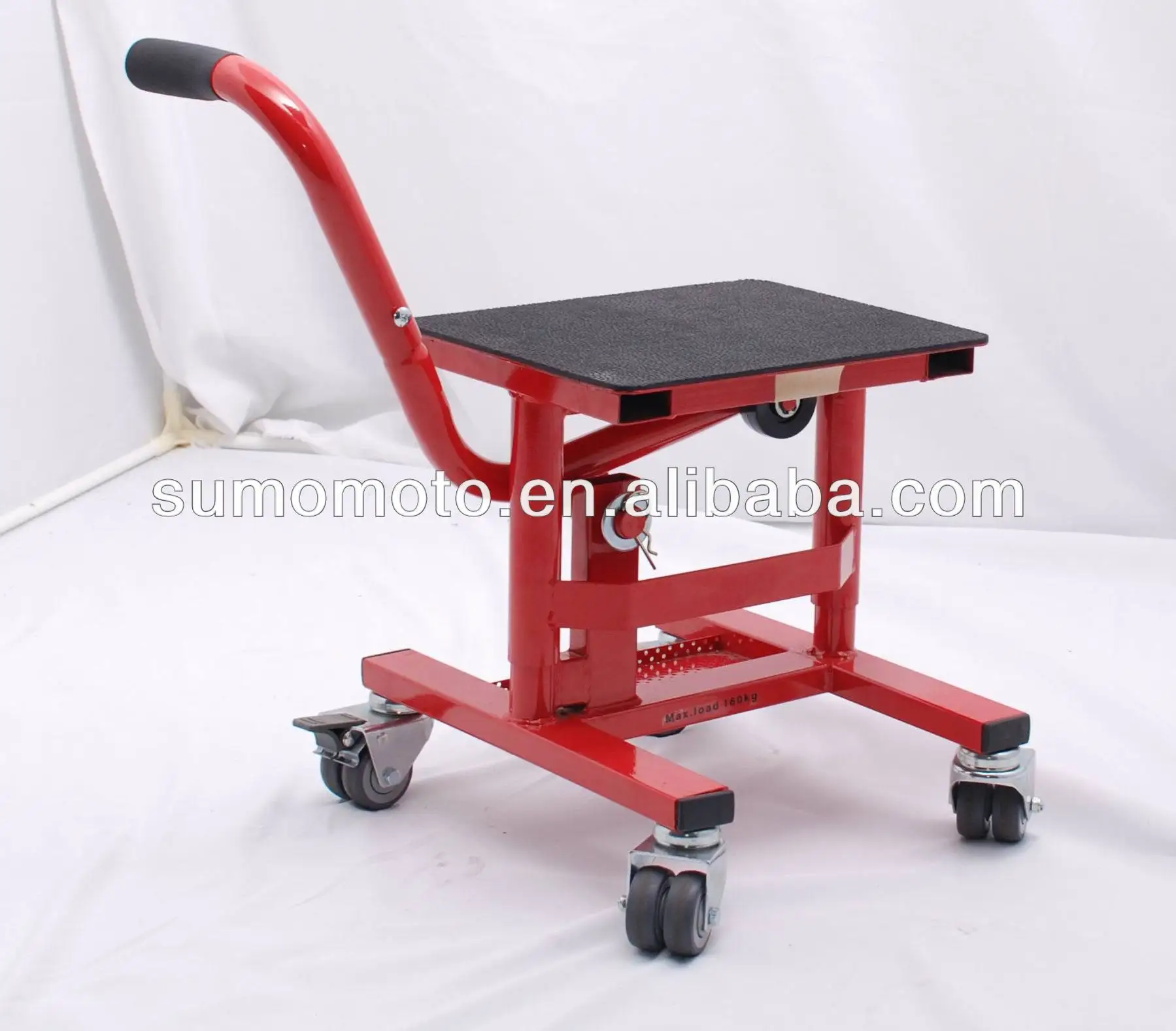 Heavy Duty Universal MX Motorcycle Center Stand - Black Paddock Repair Stand For 50-650cc Bikes - View #10
