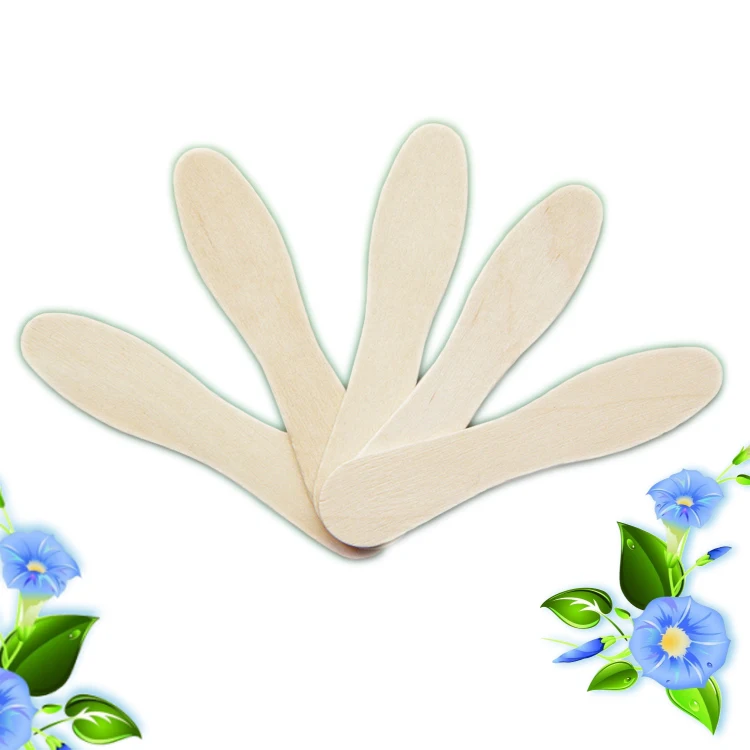 mini wooden ice cream spoon