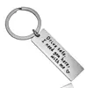 Drive Safe I Need You Here With Me Keyring Keychain Family Couple Love Key Rings