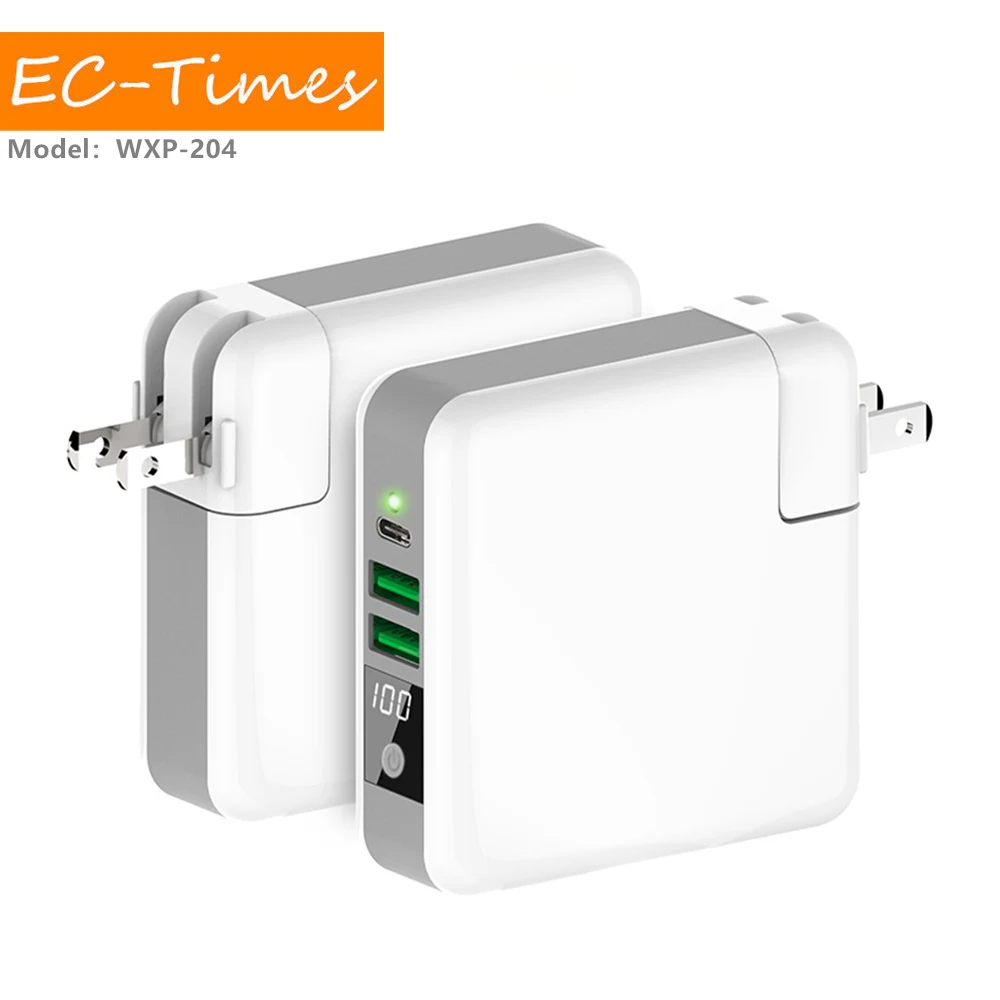 New Type Wireless Charger Module 3 In 1 Wireless Power Bank Travel Charger for iPhone