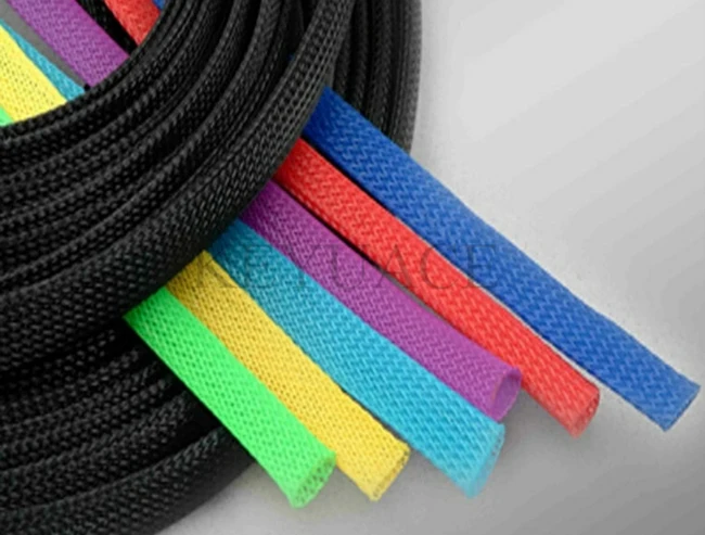 Nlfz Flexible Non Shrinkable Type Nylon Braided Sleeve - Buy Black High ...