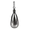 Super casting drop shot tungsten fishing sinkers with strong swivel
