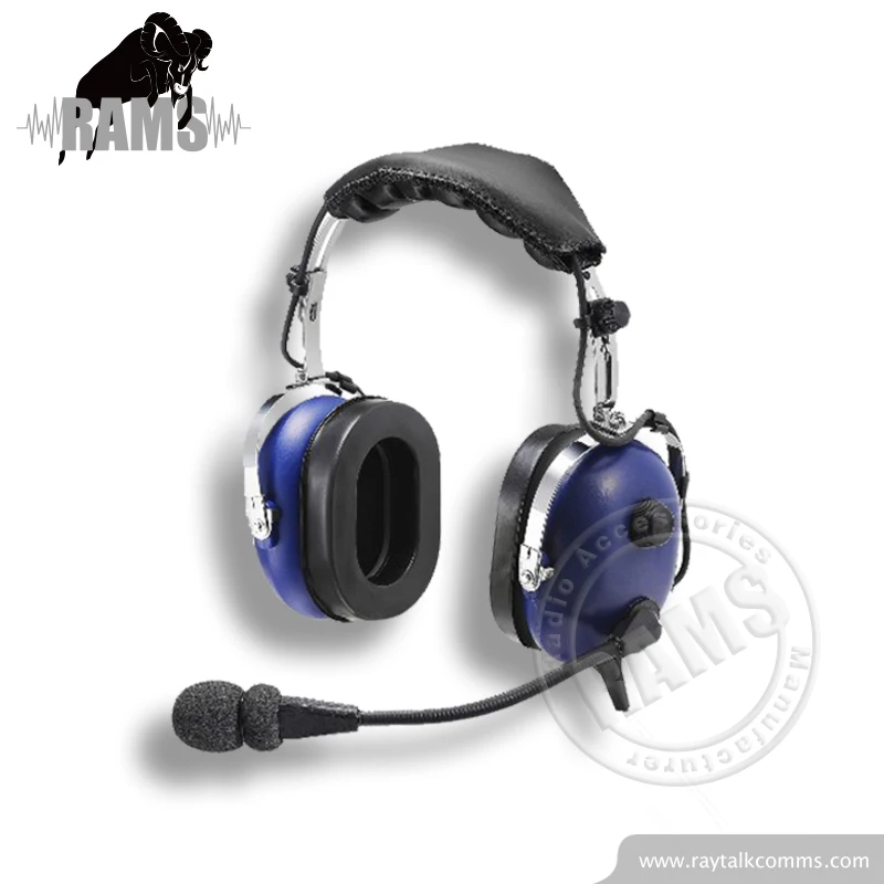 Anr Active Noise Cancelling General Aircraft Pilot Headset With Electret Microphone Buy Active