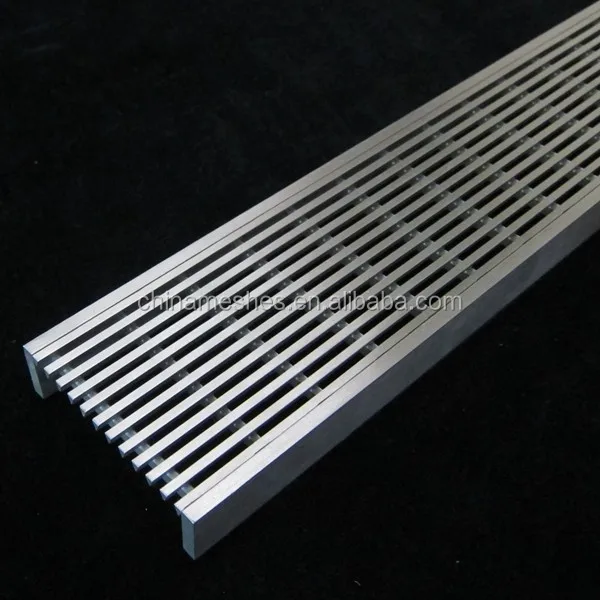 Stainless Steel Channel Wedge Wire Trench Drain Grate/ Swimming Pool ...