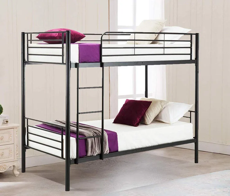 Double Decker Design Metal Frame Bunk Home Bed With Mattress Buy Home Bed,Home Bunk Bed,Bunk