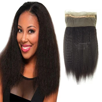 Cheap Lace Front Closure 360 Lace Closure Kinky Straight Peruvian