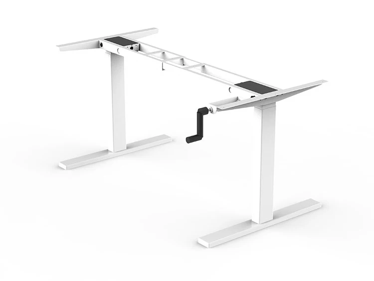 M1 Cheap Hand Crank Mechanism Height Adjustable Office Furniture Desk