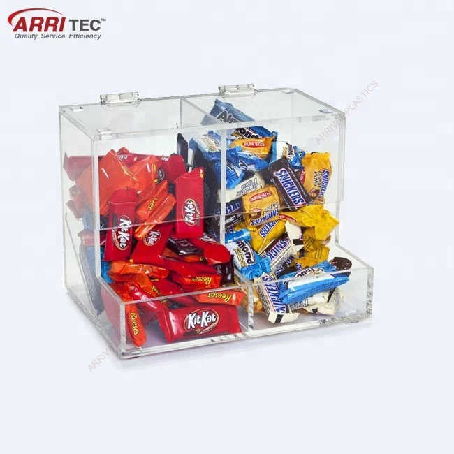 Candy Divider Bin Clear Acrylic Plastic Candy Bar Containers Buy Plastic Candy Bar Containers