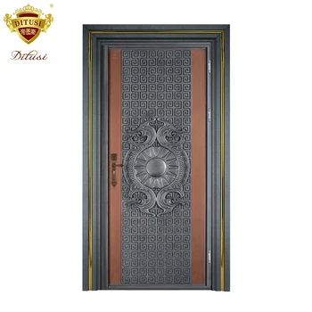 Indian Front Exterior Door Entry Main Entrance Security Steel Metal Door Safety Iron Single Door Design Buy Indian Front Exterior Door Security