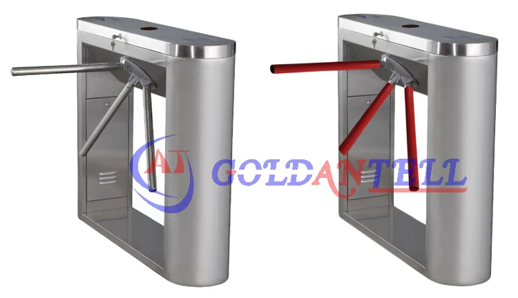 Modern Automatic Barrier Gate with 550mm-600mm Passage Width 30-40 Persons/Min Pass Speed and IP54 Protection