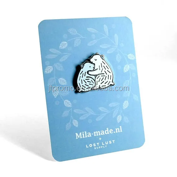 Custom Lapel Pin With Backing Card Manufacturer Hard Enamel Pin - Buy