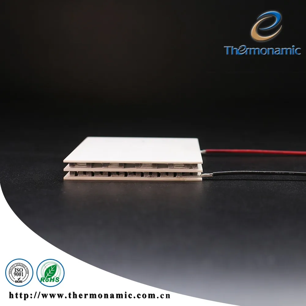 Two stages thermoelectric cooling module TEC21277009, View
