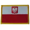 Flag Embroidered Patches 2.5"x1.5" Emblem Applique