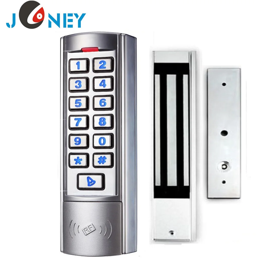 Remote Control Exit Button Power Rfid Card Magnetic Lock Metal